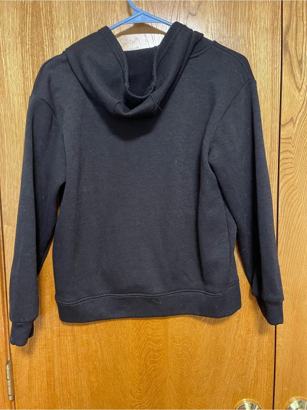 NBA Black Kids Zip Hoodie with Logo